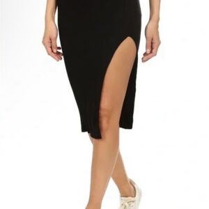 Cotton Citizen Melbourne Midi Skirt Black | Size L | NWT